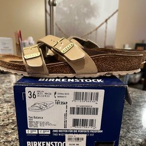 “Yao Balance” Birkenstock sandals, sz. 36 narrow, sand colour